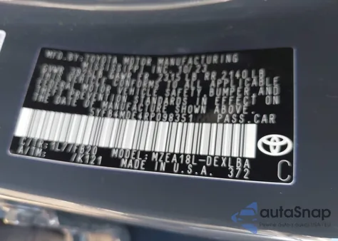 2024 Toyota Corolla Le from USA, damaged, VIN 5YFB4MDE4RP098351